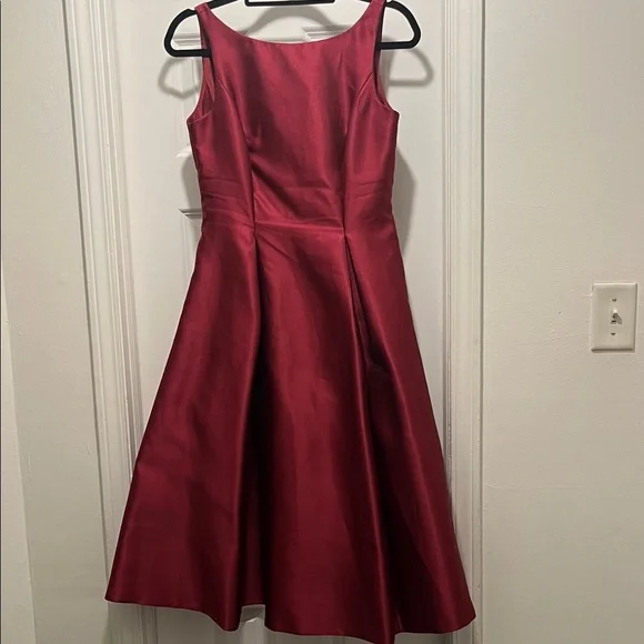 Adrianna Papell | Dresses | Adrianna Papell Wine Midi Dress | Poshmark
